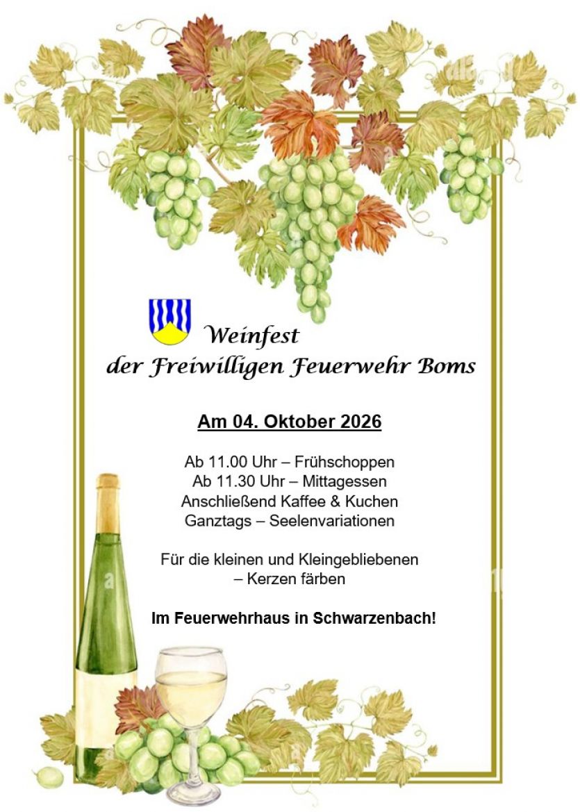 Weinfest 2026